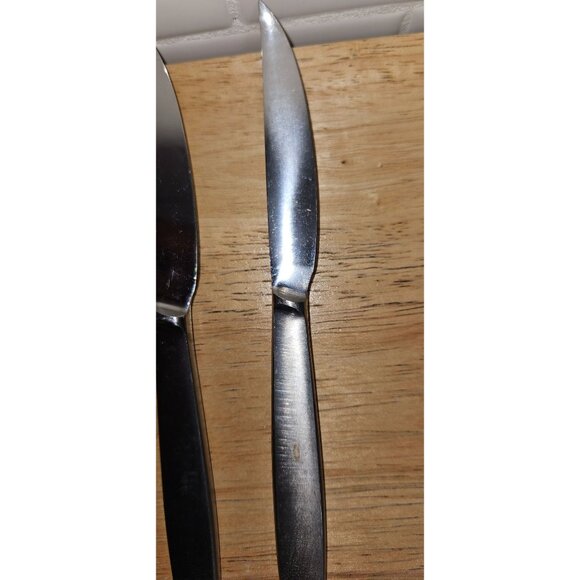 Set Of 6 Stainless Steel Steak Knives 8.5" Made In Austria - Picture 3 of 3